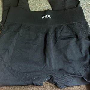 AYBL black L pulse Seamless Leggings